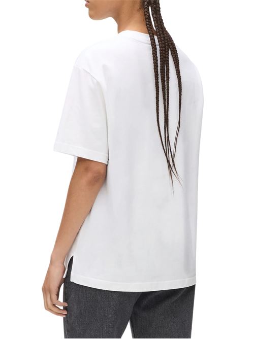 T-shirt bianca in cotone Karl Lagerfeld jeans | A4W17009100
